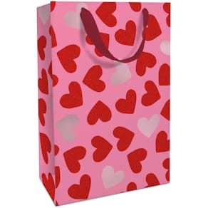 Geschenktragetasche Braun+Company Liebe, rosa/rot