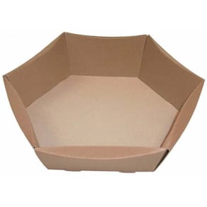 Gaveæske B-flute kraftliner brun 430x350x90, 25 stk