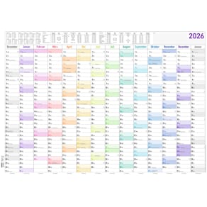 Jahresplaner Alpha XL, 14 Monate, 100 x 70 cm