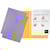 Dossiermap Esselte, lila, karton 180 g/m², pak van 100 stuks