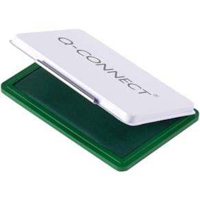 Stempelkussen Q-CONNECT, ft 90 x 55 mm, groen