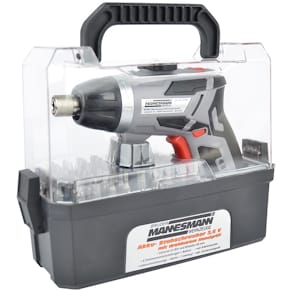 Akkuschrauber MANNESMANN, 3,6 V, mit 52-teiligem Bitsortiment