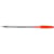 Balpen Q-CONNECT, met dop, 0,7 mm, medium punt, rood