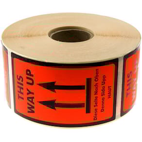 Etiketter, Etiket Adhesive, Firkantet Udvendig vikling, 70.00,