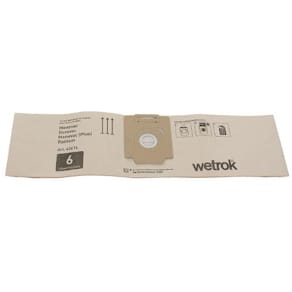 Dammsugarpåse WETROK Mono/Dur papper 6L
