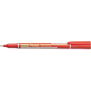 Permanente marker Pentel NF450-B, rood