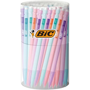 Vulpotlood BIC Matic Pastel, tubo van 60 stuks, assorti