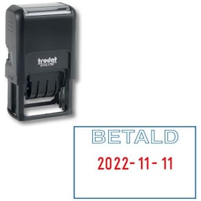 Stämpel PRINTY 4750/L2 Datum - Betald