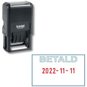 Stämpel PRINTY 4750/L2 Datum - Betald