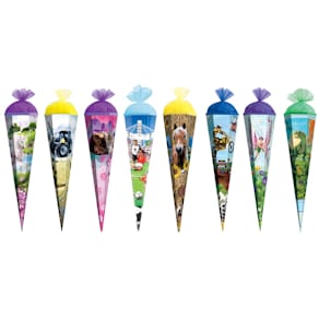 Schultüte ROTH, 50 cm, eckig, sortiert