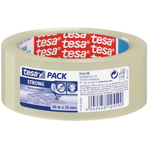 Packtejp TESA Strong 38mmx66m klar