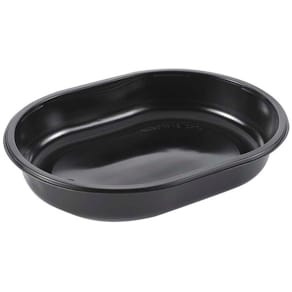 Plastbakke Plus Pack 1-rums oval 1000 ml, PP sort, 240 stk