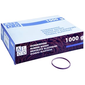 Gummiringe ALCO, 1000 g, Durchm. 40 mm, rot