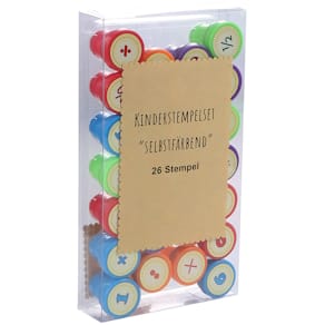 Kinderstempel LULUBUG Selbstfärbend, Zahlen, sortiert