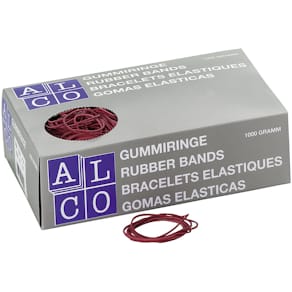 Gummiringe ALCO 745, 65 mm, 1 kg, rot