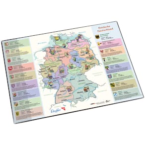 Schreibunterlage Läufer Entdecke Deutschland, Deutschlandkarte