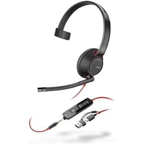 Headset Poly Blackwire 5210, schwarz