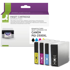 Tintenpatronen Q-CONNECT ersetzt Canon PGI-2500XL, Multi-Pack
