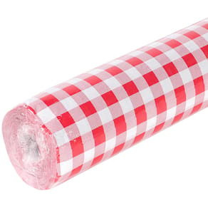 Duk PRONAPPE damast 1,18x25m röd/vit