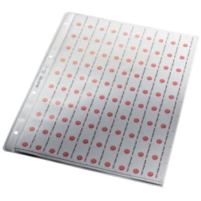 Prospekthülle Leitz Extrastark, A4, genarbt, oben offen, 4-fach, 