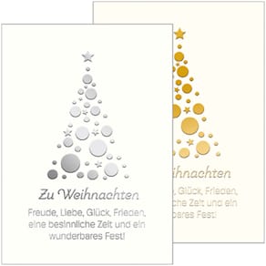 Weihnachtskarte HANRA, 4 St.