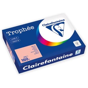 Kopipapir TROPHEE A4 160g fersken (250)