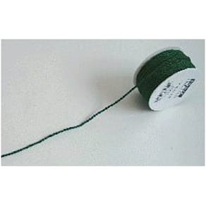 Seidenkordel Goldina, gedreht, dunkelgrün, 3 mm x 25 m