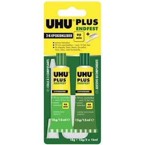2-Komponenten-Epoxidharzkleber UHU plus endfest, 33 g
