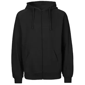 Hoodie zip NEUTRAL O63301 herr svart M