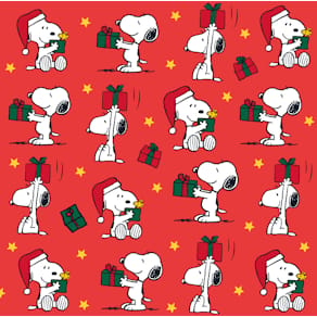 Zelltuchserviette BRAUN + COMPANY Snoopy, Weihnachten