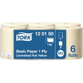 Torkrulle TORK gul C-matad Mini M2, 6/FP
