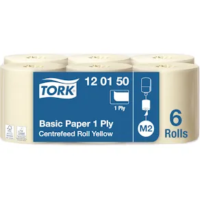 Torkrulle TORK gul C-matad Mini M2, 6/FP