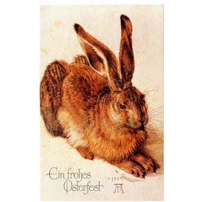 Osterkarte Noname, bunt, mit Umschlag (Ostern, Geschenk)