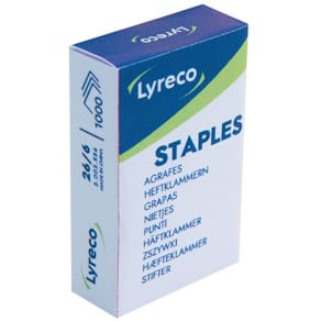Häftklammer LYRECO 26/6 1000/fp