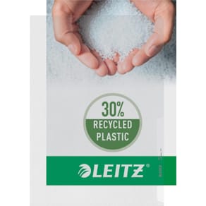 L-map Leitz Premium, gekorreld PP, 160 micron, pak van 100