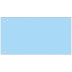 Verdeelstroken, ft 240 x 105 mm, blauw, pak van 100 stuks