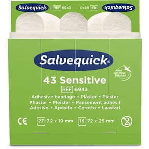 Plåster SALVEQUICK refill nonwoven 43/fp