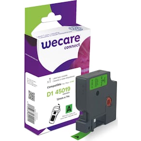 Märkband Wecare D1 12mm sv/grö