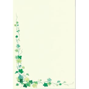 Designpapier Rössler, A4, 50 St., 100 g/m², Efeu