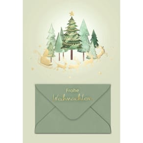 Geldscheinkarte Weihnachten