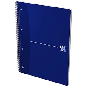 Collegeblock Oxford A4+, kariert, blau