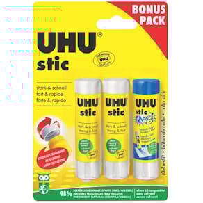 Klebestift UHU stic Aktion, 8,2 g, 2 St
