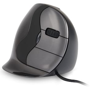 Maus BakkerElkhuizen Evoluent D, large, kabelgebunden, schwarz