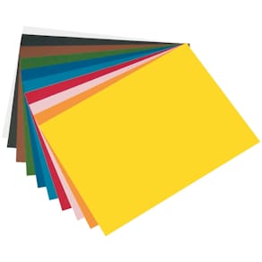 Tonpapier Folia, 50x70 cm, 10 Farben, 130 g/m²