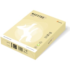 Kopierpapier Maestro Color Pastell, A4, 120 g/m², gelb, 250 Blatt