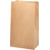 Papperspåse 3.5L brun 27x15x9cm, 100/fp