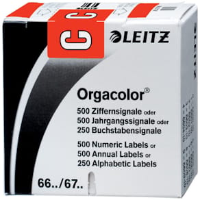 Buchstabensignal Leitz Orgacolor C, 250 St.