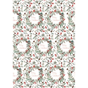 Geschenkpapier Secare, Weihnachten, Offsetdruck, 250 m x 70 cm