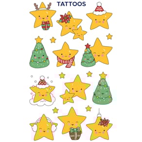 Tattoo Avery Zweckform KIDS, Weihnachten Sterne