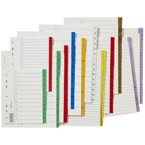 Register plastflik A-Ö röd 10/fp